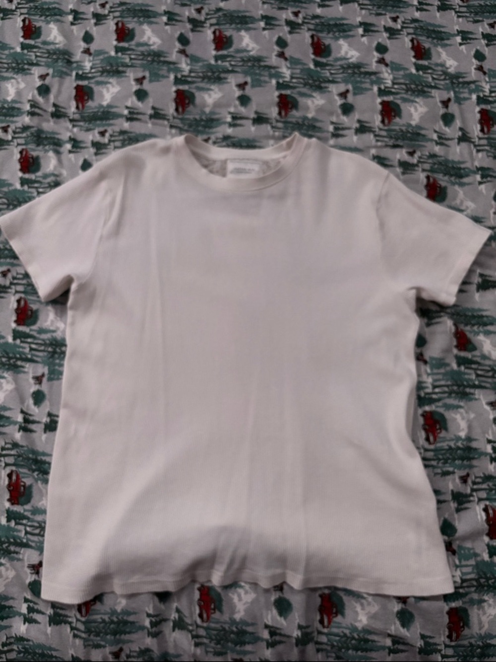 Men's White Crew Neck Dress Shirt - Unbranded